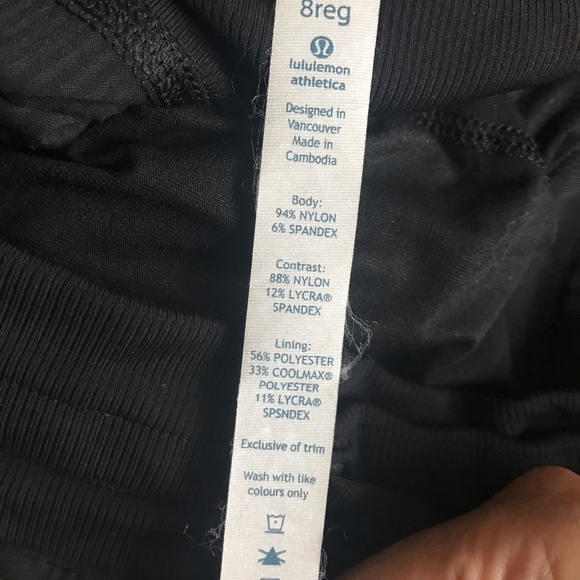 Lululemon Dance Studio Pants Unlined Black Cinch Hem + Waist Size 8 - Picture 9 of 11